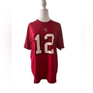 Tampa Bay Buccaneers #12 Brady NFL Team Apparel Shirt Size XL